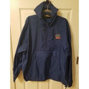 Blue Generation Florida Gators NCAA Blue Windbreaker 1/2 Zip Size XL